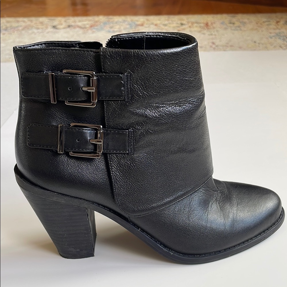 Jessica Simpson Leather Ankle Boots Cainn, Size 8